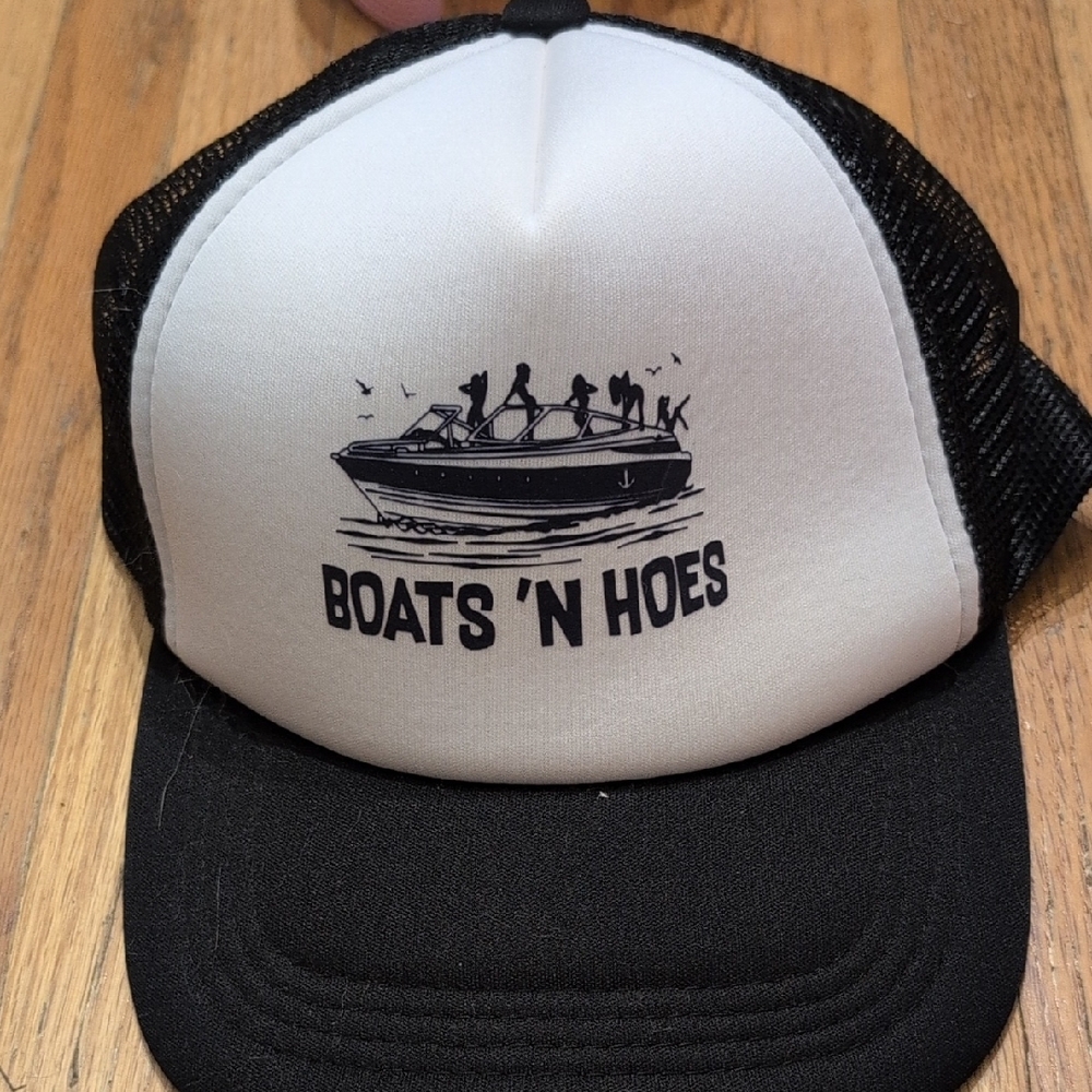 Black and White Trucker Hat